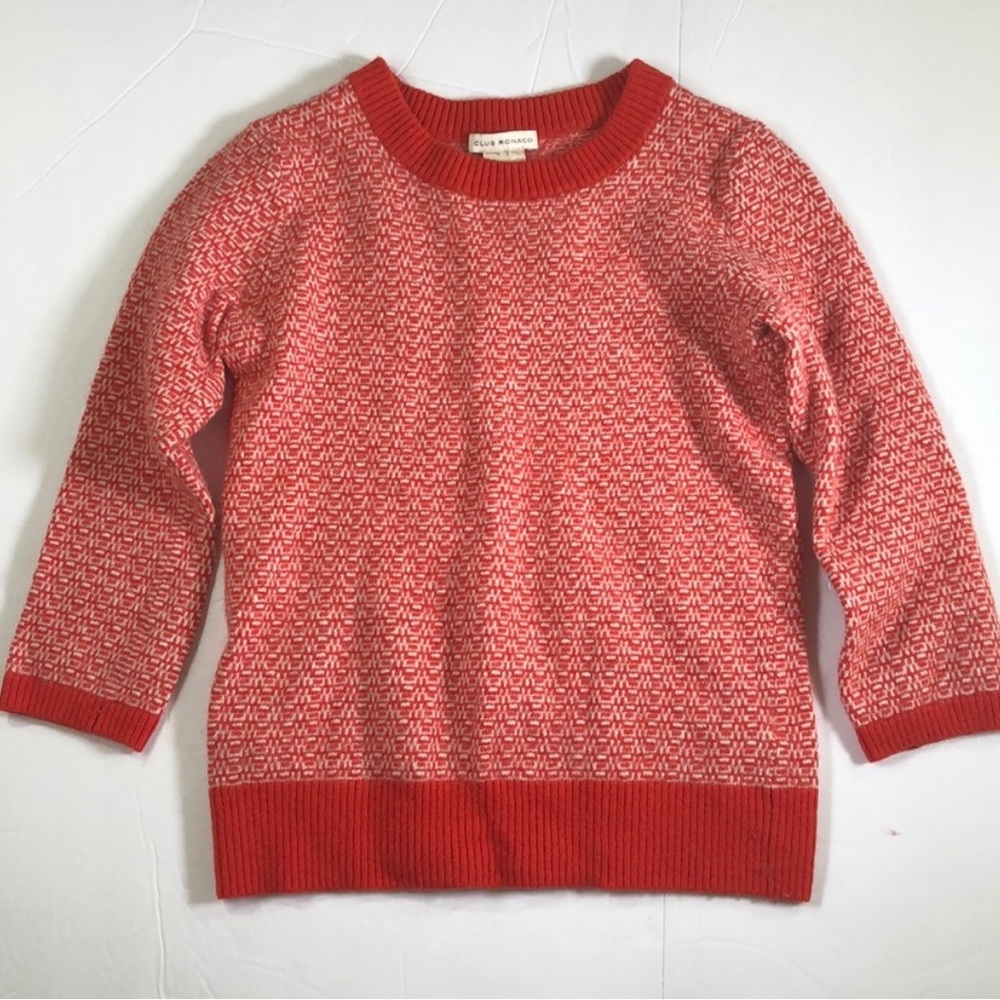 Club Monaco Women's sweater Red size extra small